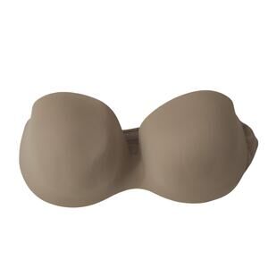 Warners Strapless Bra 38B Beige Underwire Bra Excellent Preowned Condition